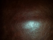 Kůže kozinka tmavší hnědá - lesk